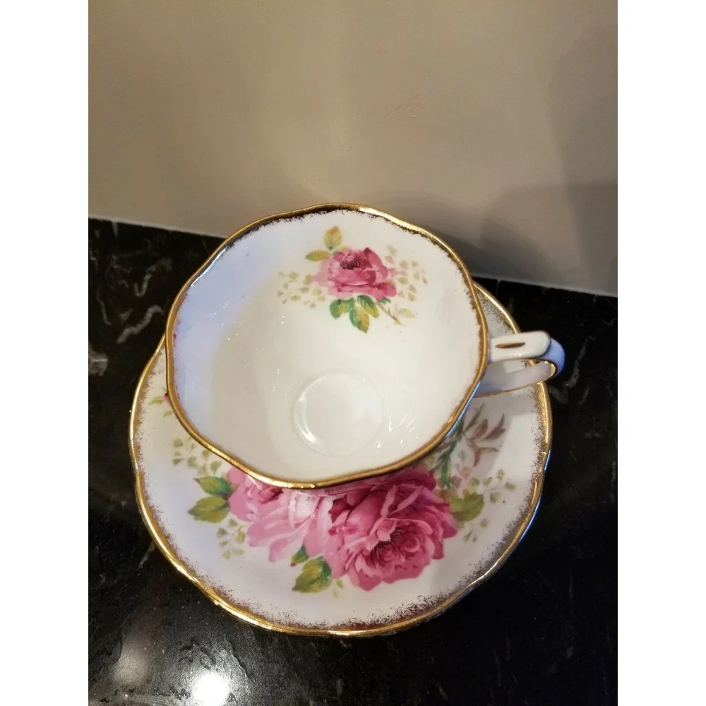 VINTAGE Royal Albert American Beauty Cup and Saucer, England